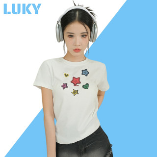 Áo Thun Nữ Babytee In Hình Ngôi Sao Chất Cotton , full size (S M L) LUKY B06
