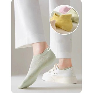 Combo 3 đôi vớ ngắn màu trơn size nữ