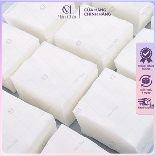  Bông Gòn Không Tiệt Trùng Cắt Sẵn Bảo Thạch 6x6cm 