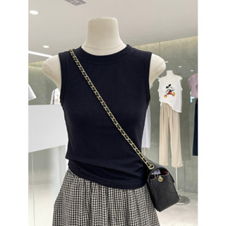 Áo ba lỗ nữ tanktop màu trơn tôn dáng Tizion, phù hợp mặc trong áo vest 2024,áo ôm borip, áo 3 lỗ lửng mặc nhà, áo ôm