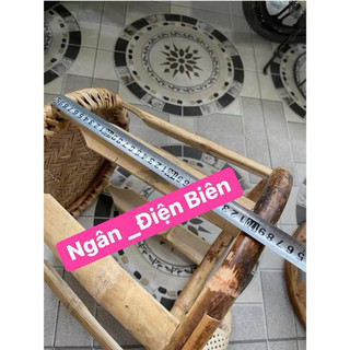 Ghế ngồi mây tre đan Điện Biên, loại cao 20cm