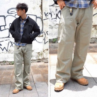 Quần Double Knee Chất Liệu Duck Canvas - Thương Hiệu Gori Vietnam - Màu Cát Chất Liệu Cao Cấp