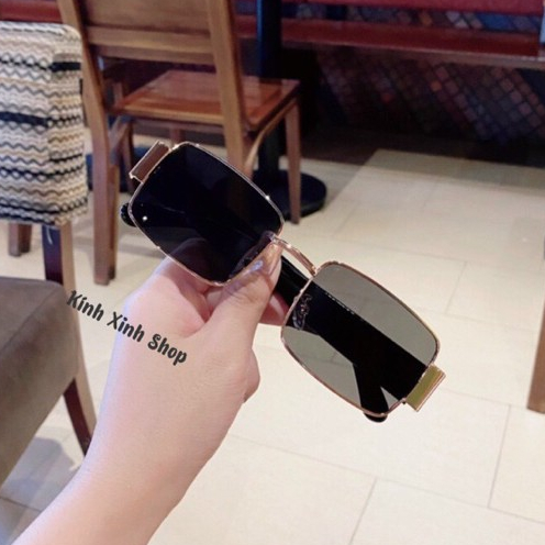 Kính râm Mắt vuông unisex retro