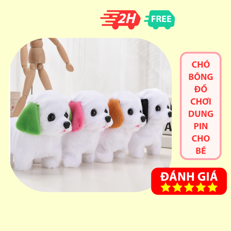 【FREESHIP】Chó Bông Đồ Chơi Điện Tử Cho Bé Cực Vui Nhộn
