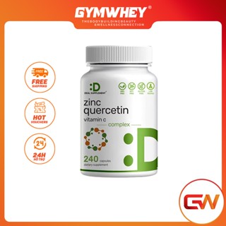 Bổ Sung Vitamin C và Kẽm Tăng Cường Sức Khỏe DEAL SUPPLEMENT ZINC 50MG QUERCETIN 500MG WITH VITAMIN C 240 Viên