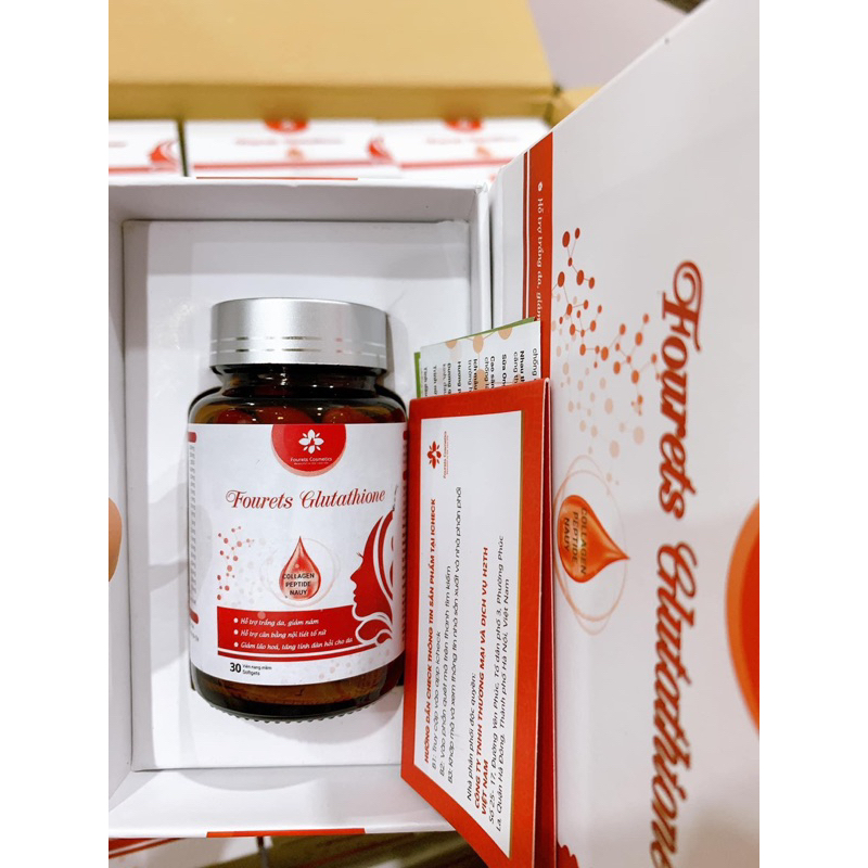 Viên uống trắng da FOURETS GLUTATHIONE Fourets Cosmetics