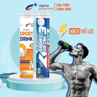 Viên Sủi Ion+ Sport Drink O'zol 3 Bù Nước Và Điện Giải Kèm Các Vitamin, Acid Amin Cho Cơ Thể