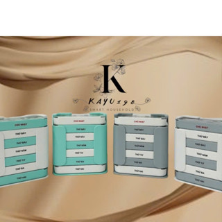  Hộp chia thuốc 7 ngày 4 buổi nhựa abs bền bỉ an toàn tiện dụng mang đi làm đi du lịch ... 