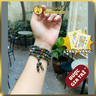 Vòng Tay Chuỗi Hạt Ngọc C.ẩm Th.ạch 108 Hạt 6mm, Chuỗi Đeo Tay Mang Nét Đẹp Cổ Điển Và Thiền Định - Vòng Của Diệp - C26