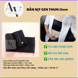 BẢN NỊT NGỰC TOMBOY 15cm nịt gọn , bó sát