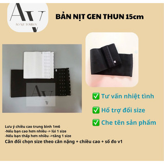 BẢN NỊT NGỰC TOMBOY 15cm nịt gọn , bó sát