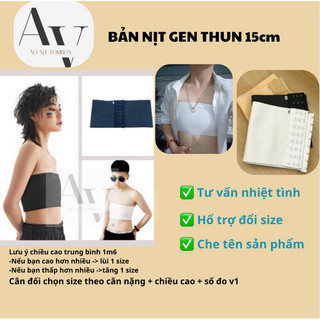 BẢN NỊT NGỰC TOMBOY 15cm nịt gọn , bó sát