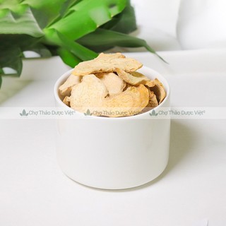 Gừng khô thái lát 100g, can khương, cay, thơm, làm trà gừng, xông hơi, tốt cho sức khỏe