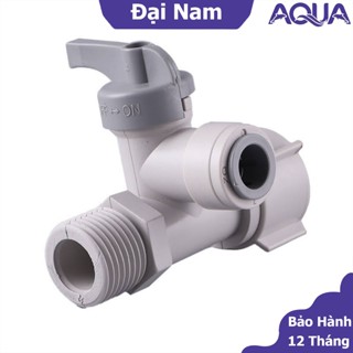 Van cấp máy lọc nước, Van chia nước đầu nguồn - Khẩu khoá ren 21 ra ống 10mm 6mm
