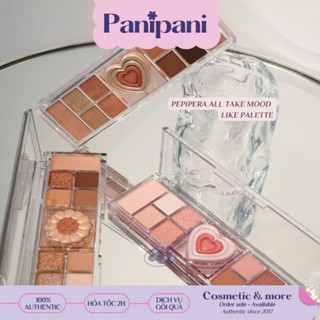   100% AUTH  Bảng mắt 3in1 Trái Tim Peripera All Take Mood Like Pallete 