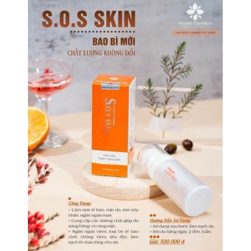 Cao cấp cứu SOS skin fourets cosmetics