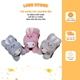 Túi sưởi gấu dễ bông thương , túi chườm điện