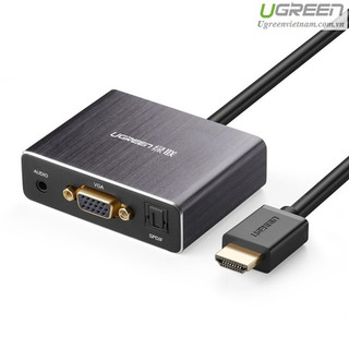 Bộ chuyển đổi hdmi ra vga 40282 ugreenhàng chính hãng