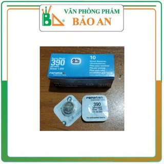 Pin đồng hồ 390 SR1130SW  Renata Loại tốt (hộp đóng 10 viên) - VPP Bảo An