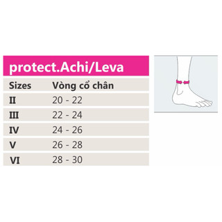 Nẹp gân gót silicone protect.Achi
