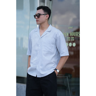 Áo sơ mi ngắn tay form boxy chất cotton Robus Vague Shirt