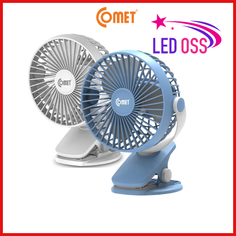 [BH 12 tháng] Quạt mini quạt sạc đa năng Comet CRF0705 - Kẹp bàn - Hàng chính hãng | BigBuy360 - bigbuy360.vn
