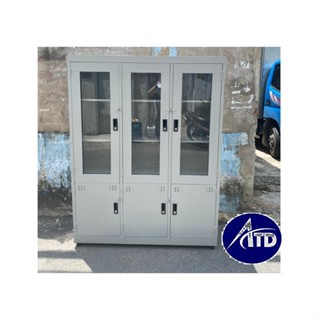 [FREESHIP] Tủ hồ sơ sắt 2 cánh 3 cánh kính đựng tài liệu, giấy tờ văn phòng giá tốt HCM