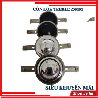 10 CHIẾC  COIL LOA TREBLE 25MM MÀU ĐEN MÀNG LỤA