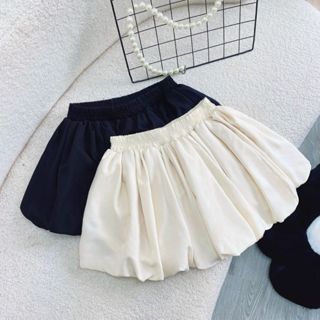 Chân váy bí có lót bigsize nữ vải lụa chéo trơn thời trang hottrend vintage tôn dáng eo chun co giãn - CV413