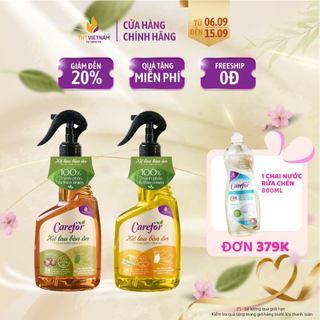 Xịt Lau Bàn Ăn Carefor - Sạch Sẽ Và An Toàn