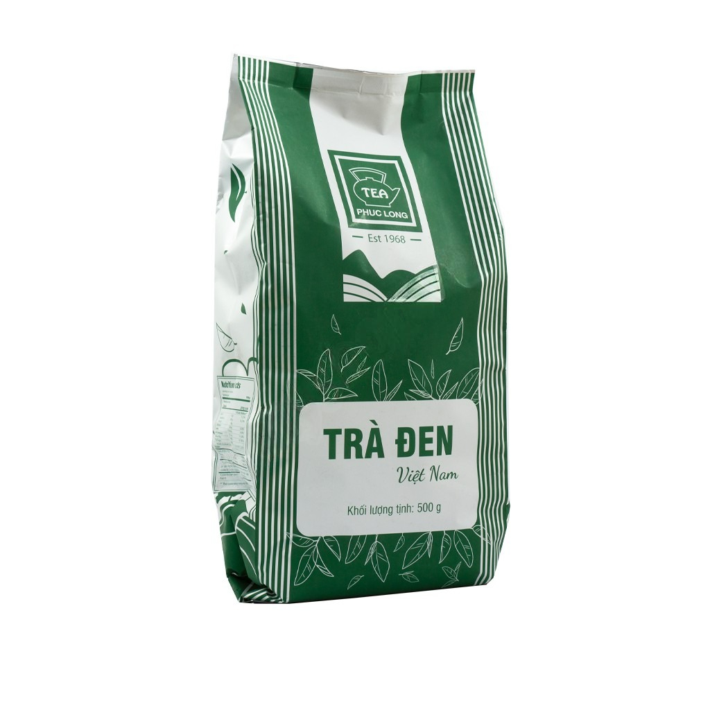 Gói nguyên 500g, Trà đen Phúc Long (500g)