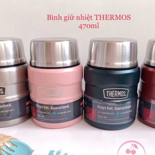 BÌNH Ủ CHÁO giữ nhiệt THERMOS 470ml