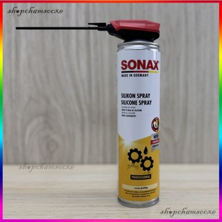 Chai xịt silicon Sonax Silicone Spray bảo dưỡng ô tô và bôi trơn đa dụng