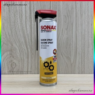 Chai xịt silicon Sonax Silicone Spray bảo dưỡng ô tô và bôi trơn đa dụng