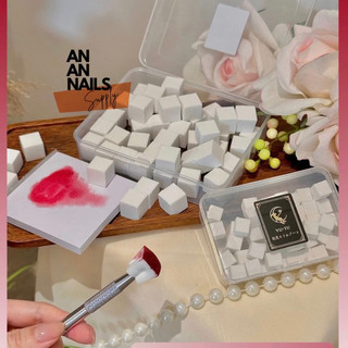 Mút dặm ombre Cây cố định , Bột mix ombre mịn -anannails