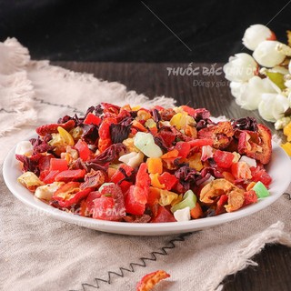 Trà hoa quả Bali 100g, trà hoa quả sấy mix vị, trà trái cây nhiệt đới, giải nhiệt, thanh lọc cơ thể
