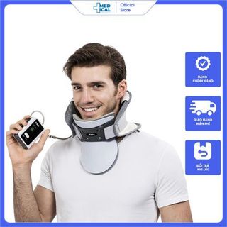 Đai hơi cổ C02-A, đai hơi kéo giãn đốt sống cổ, cố định giảm chèn ép, hỗ trợ giảm đau do thoái hóa..