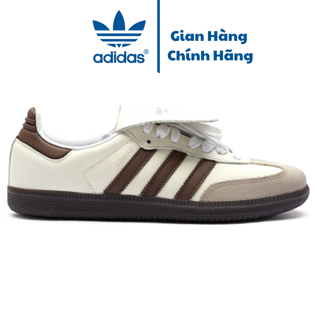 [ CHÍNH HÃNG ] Giày Adidas Samba OG Grains De Café ‘White Brown’ IG1024