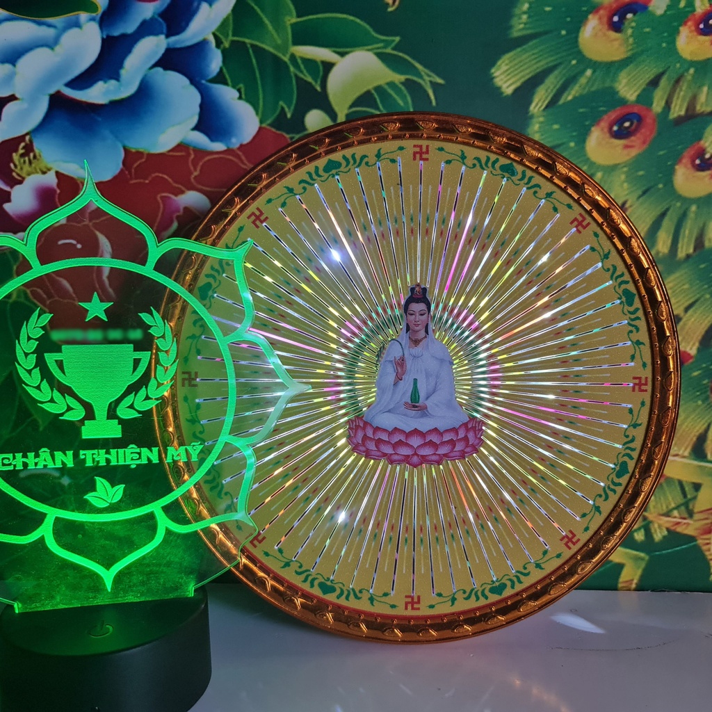 Đèn thờ hào quang Quan Âm