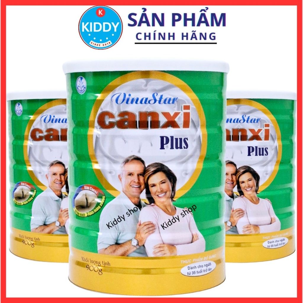 Sữa Vinastar canxi plus 900g (xanh lá) - date luôn mới