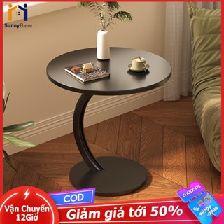 SUNNY Bàn Tròn Sofa 40x40x60cm Chân Sắt Bền Chắc Bàn Cafe Kệ Để Đồ Đầu Giường Trang Trí Nội Thất