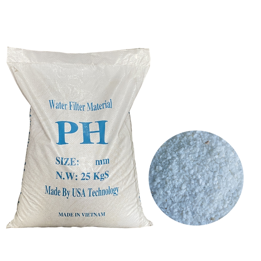 1 bao 25 kg hạt nâng pH Việt Nam