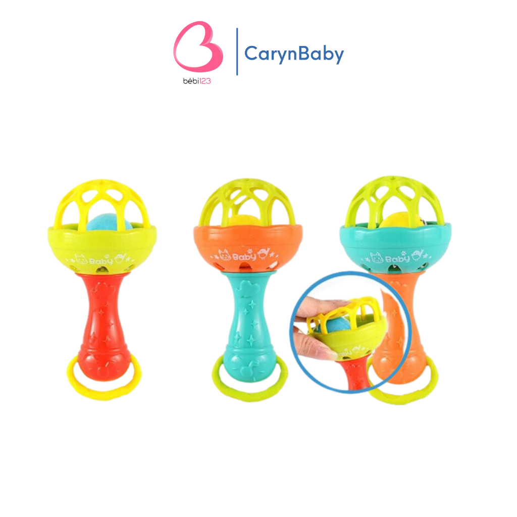 Lục Lạc Cầm Tay Đầu Mềm Cho Bé