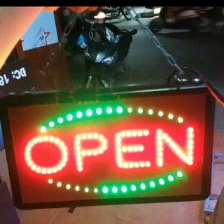 Bảng đèn led chạy chữ OPEN