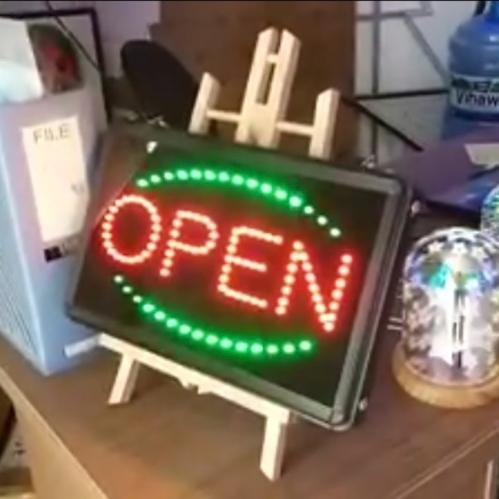 Bảng đèn led chạy chữ OPEN