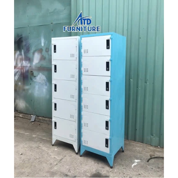 Tủ Locker sắt 3-4-5-6 ngăn sơn tĩnh điện,Tủ Locker mini tầng giá xưởng,giao hàng nhanh