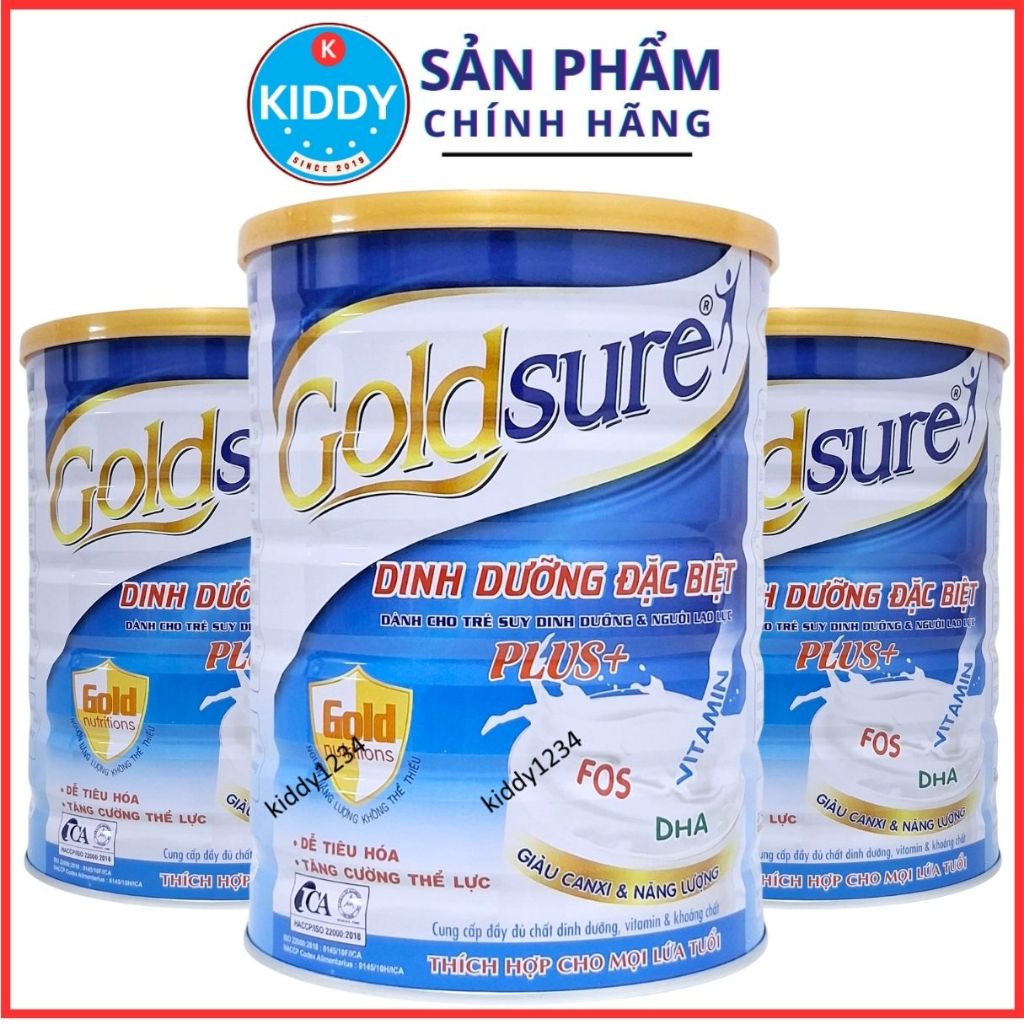 Combo 2 lon sữa Goldsure dinh dưỡng 900g