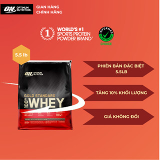 Tăng cơ Optimum Nutrition Gold Standard 100% Whey 5.5lb ( 82 servings)