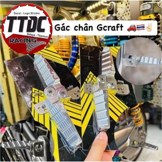 [Tặng xỏ gác chân] Gác chân nhôm Gcraft cao cấp gắn mọi dòng xe Honda 🚗✌🏻🇹🇭