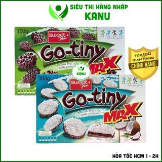   Hộp 30 cái  Bánh socola phủ dừa Go-Tiny Max 300g 